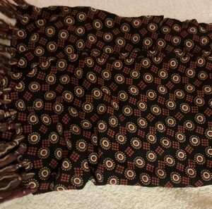 NEW NWOT Womens SCARF, multi-color dark red black purple